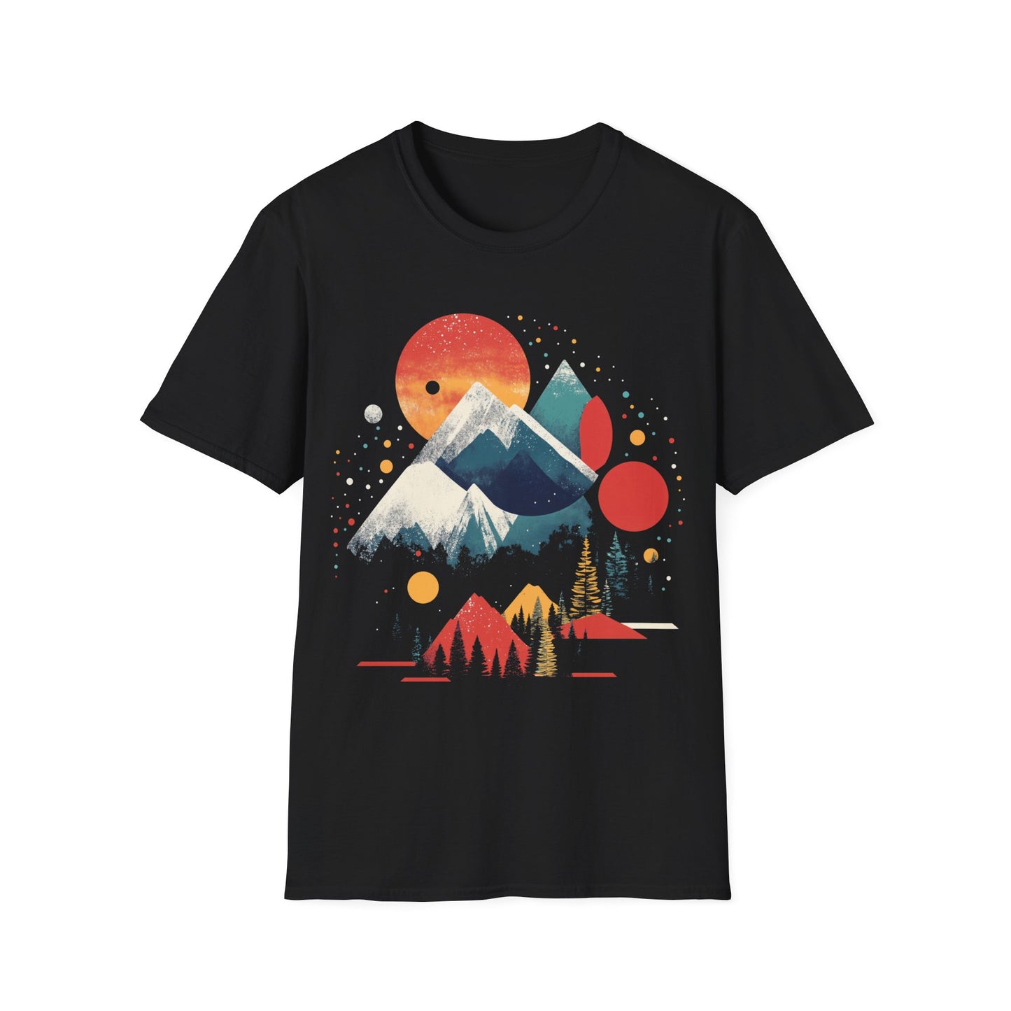 Abstract Geo Mountain T-Shirt