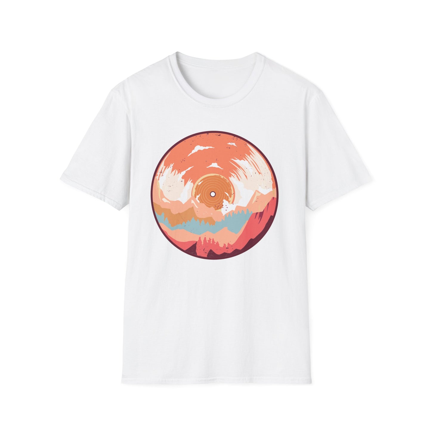 Abstract Vinyl Mountain T-Shirt