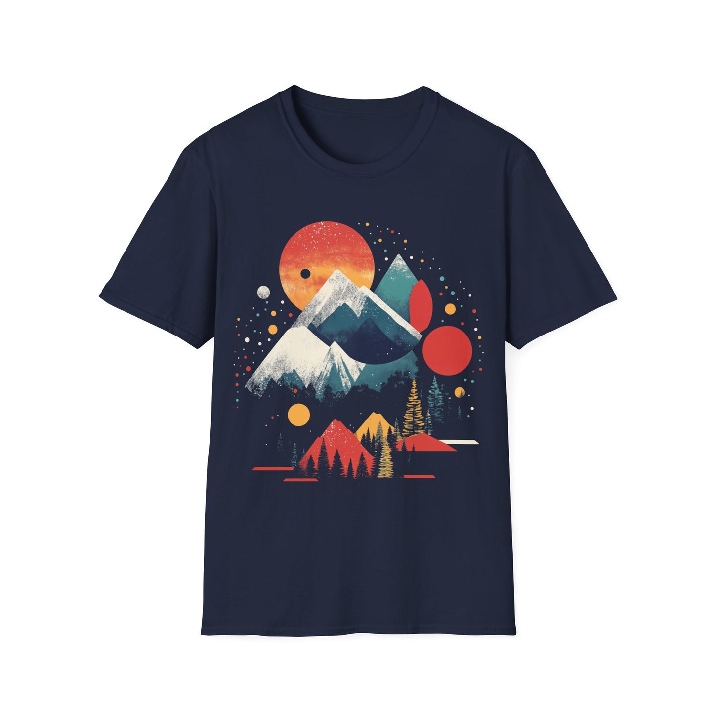 Abstract Geo Mountain T-Shirt