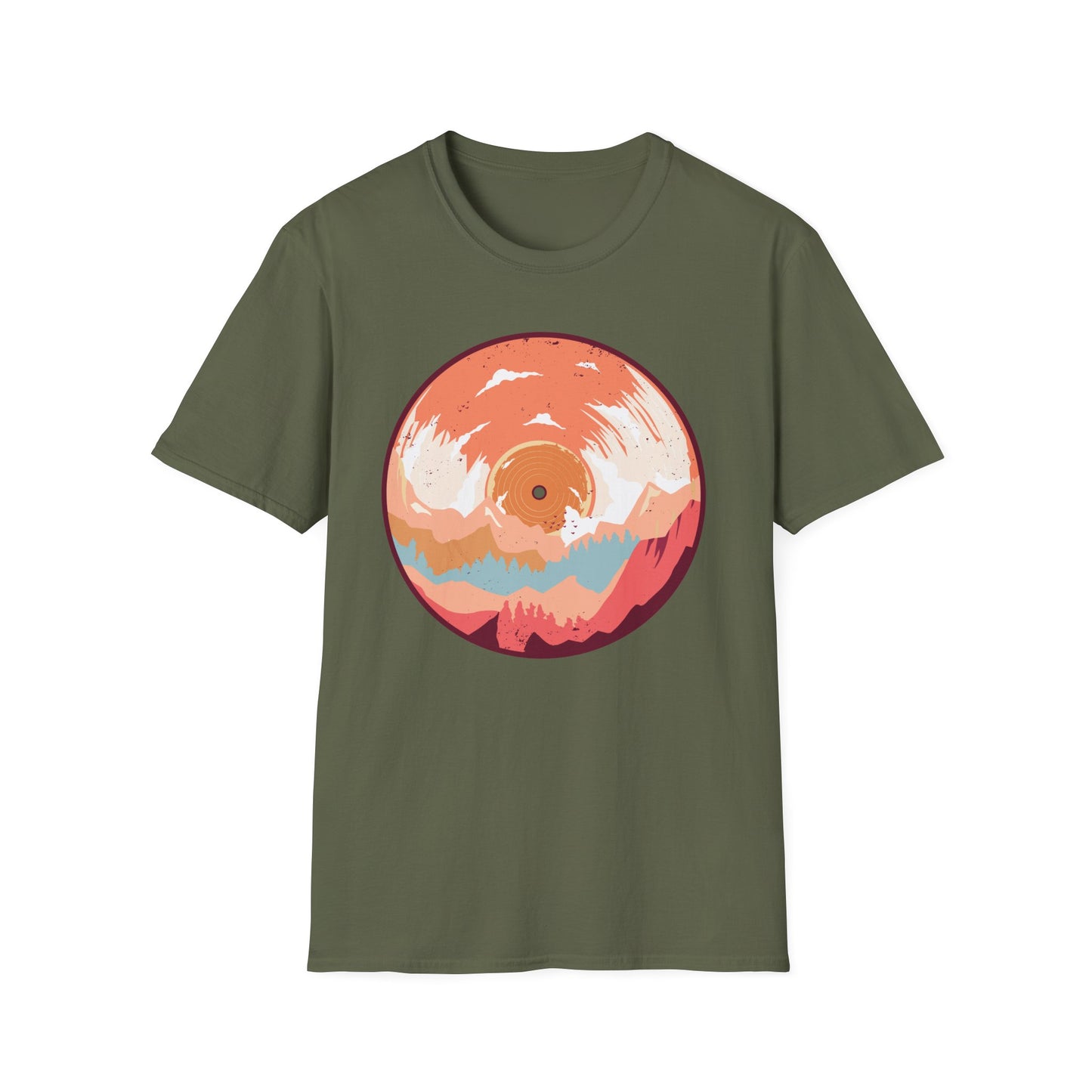 Abstract Vinyl Mountain T-Shirt