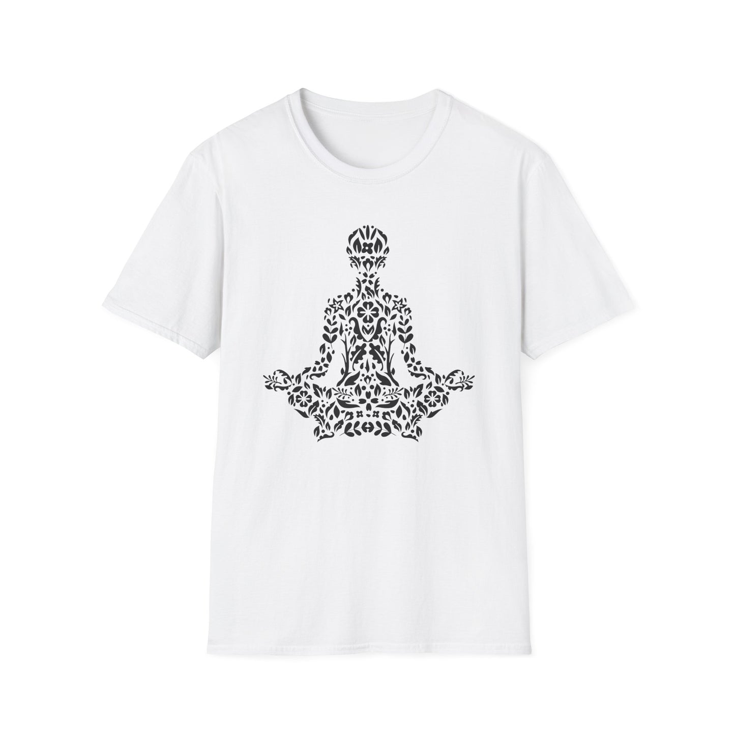 Artistic Meditation Pose T-Shirt