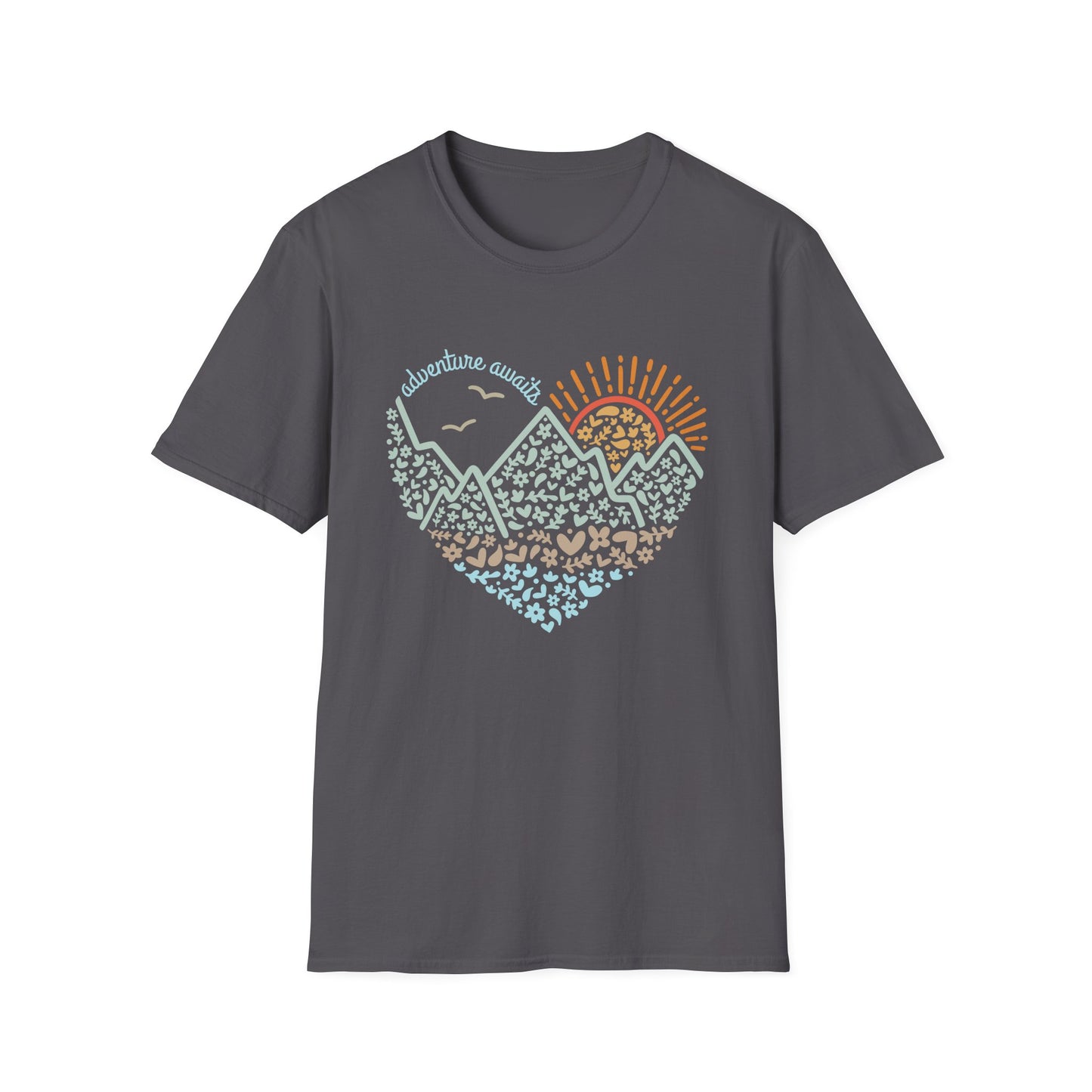 Adventure Awaits Heart T-Shirt