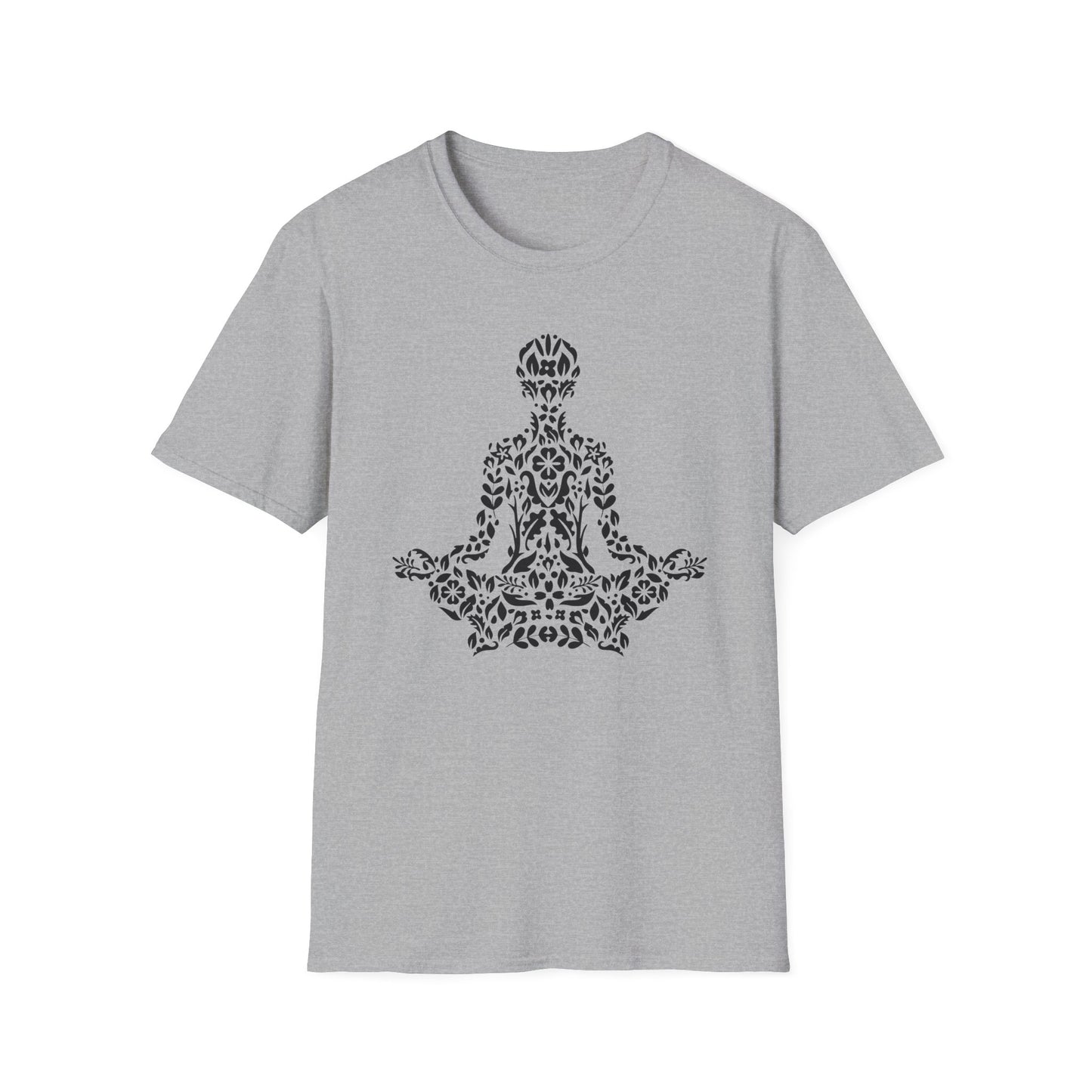 Artistic Meditation Pose T-Shirt