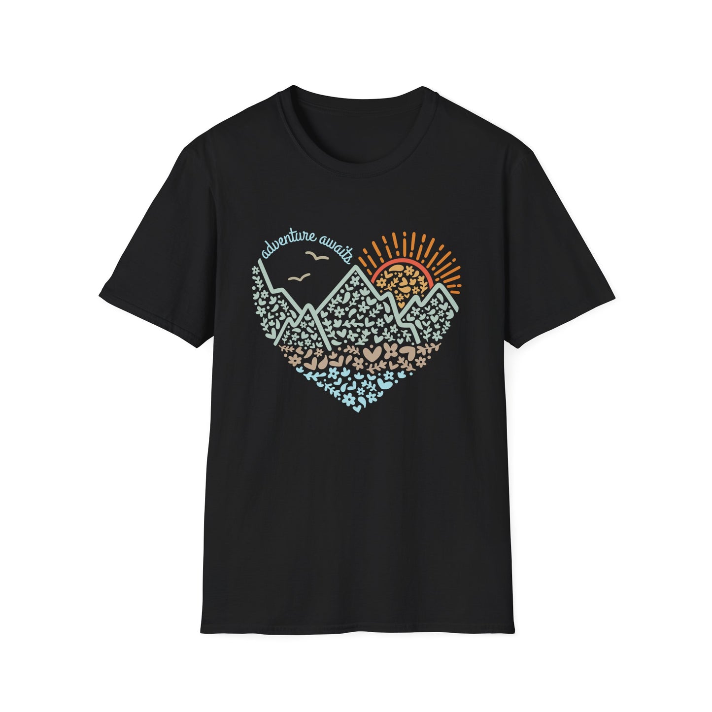 Adventure Awaits Heart T-Shirt