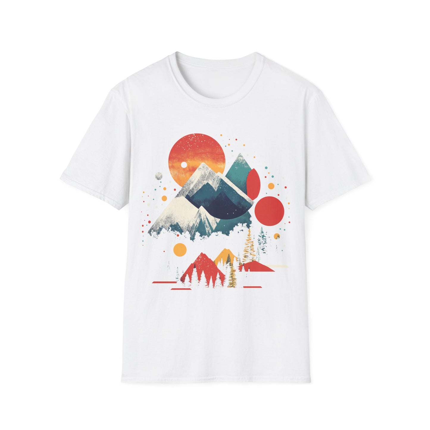 Abstract Geo Mountain T-Shirt