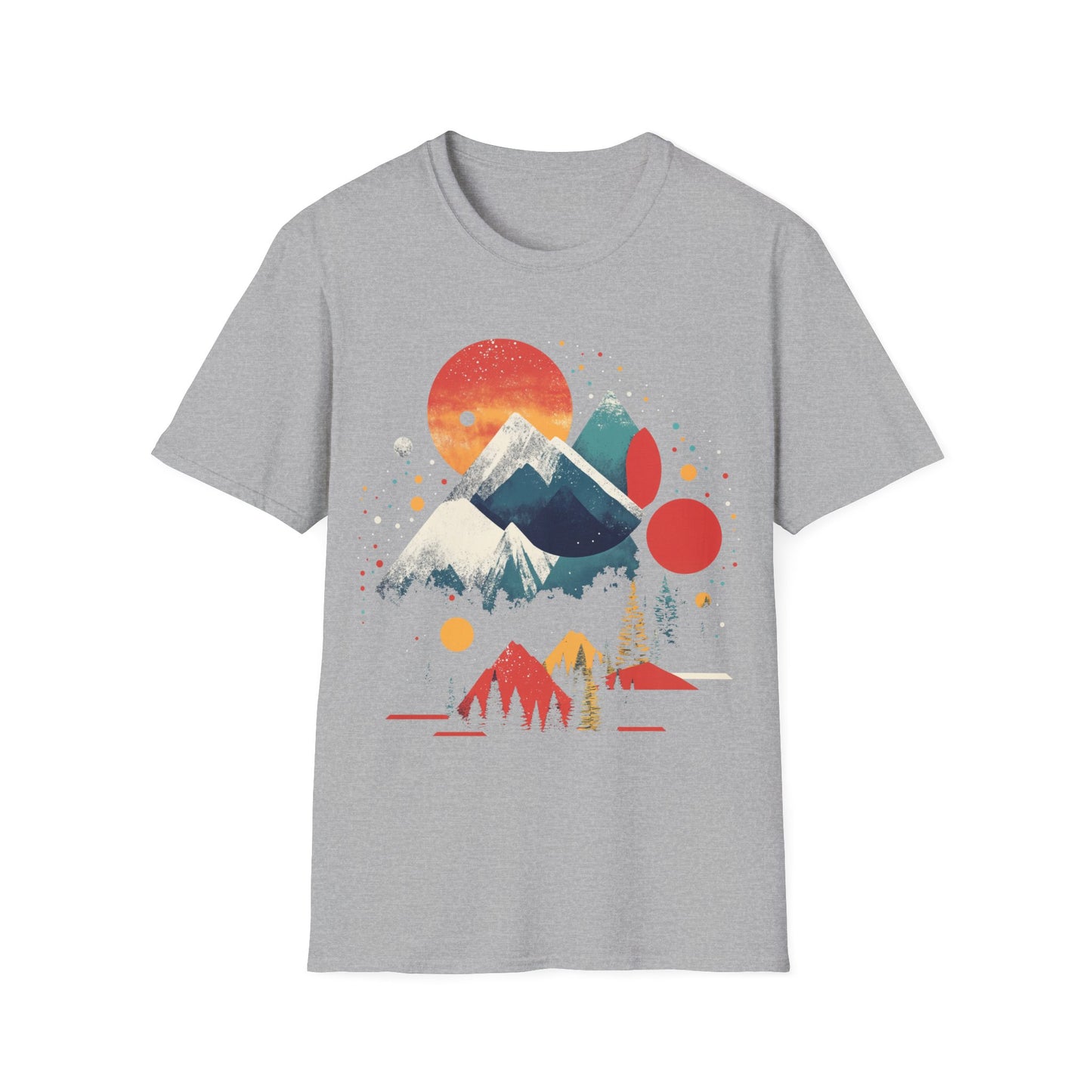 Abstract Geo Mountain T-Shirt