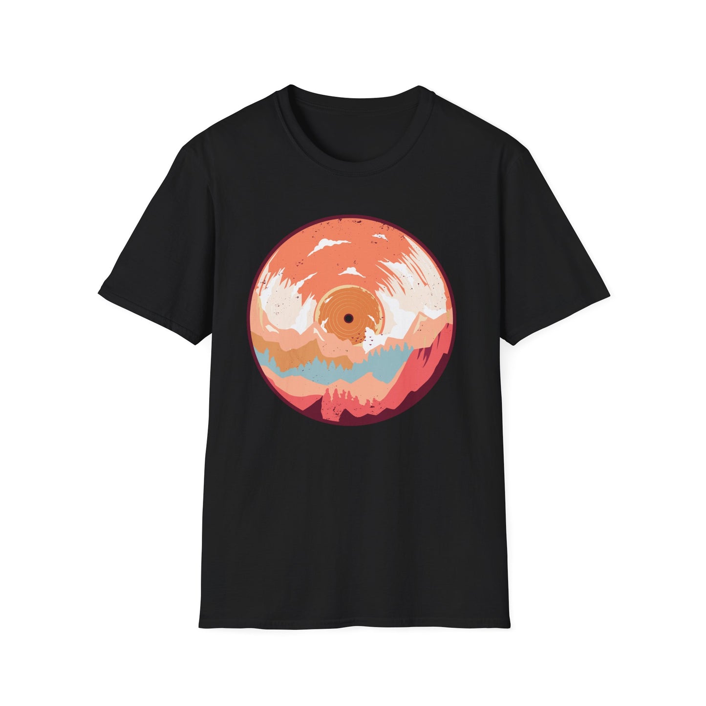 Abstract Vinyl Mountain T-Shirt