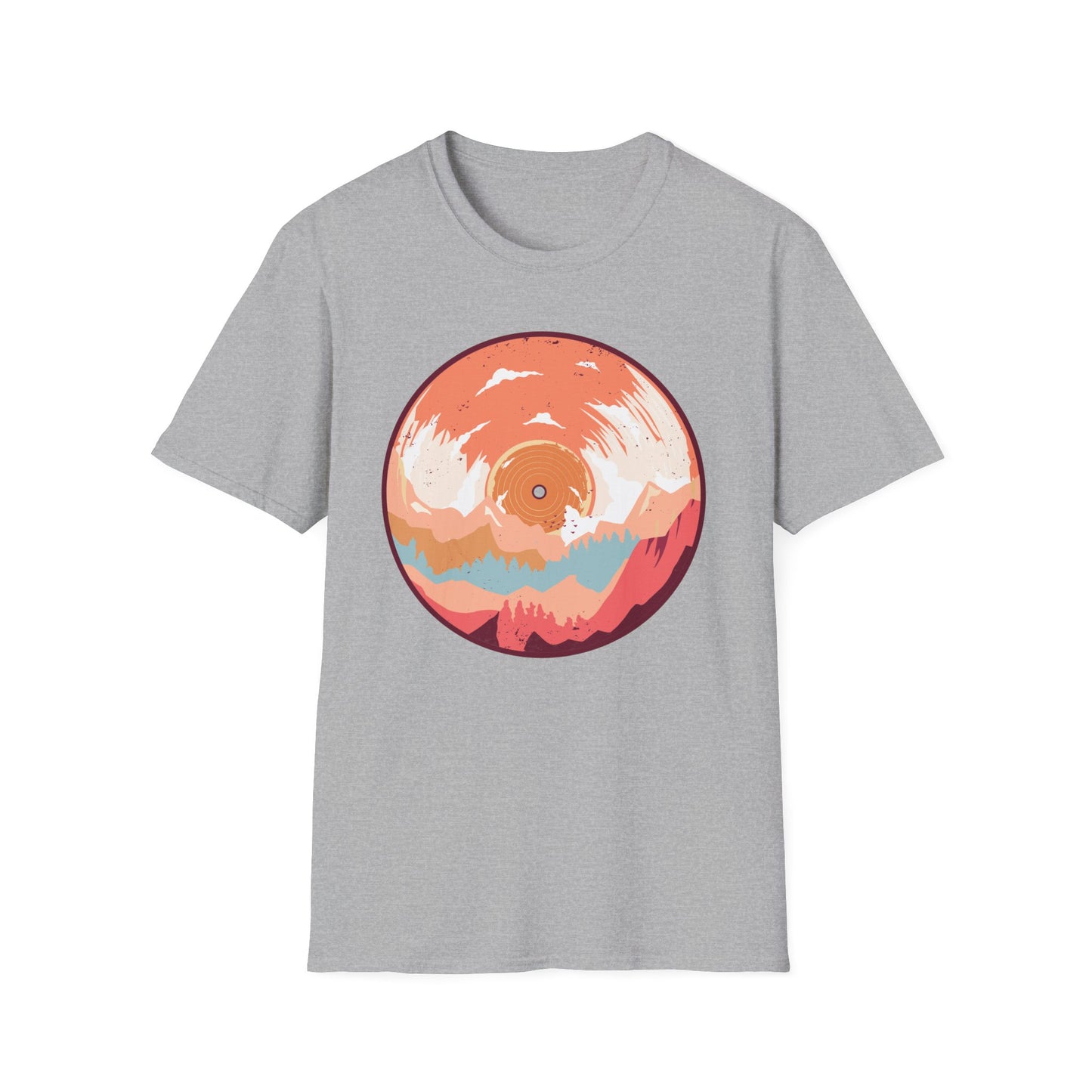 Abstract Vinyl Mountain T-Shirt